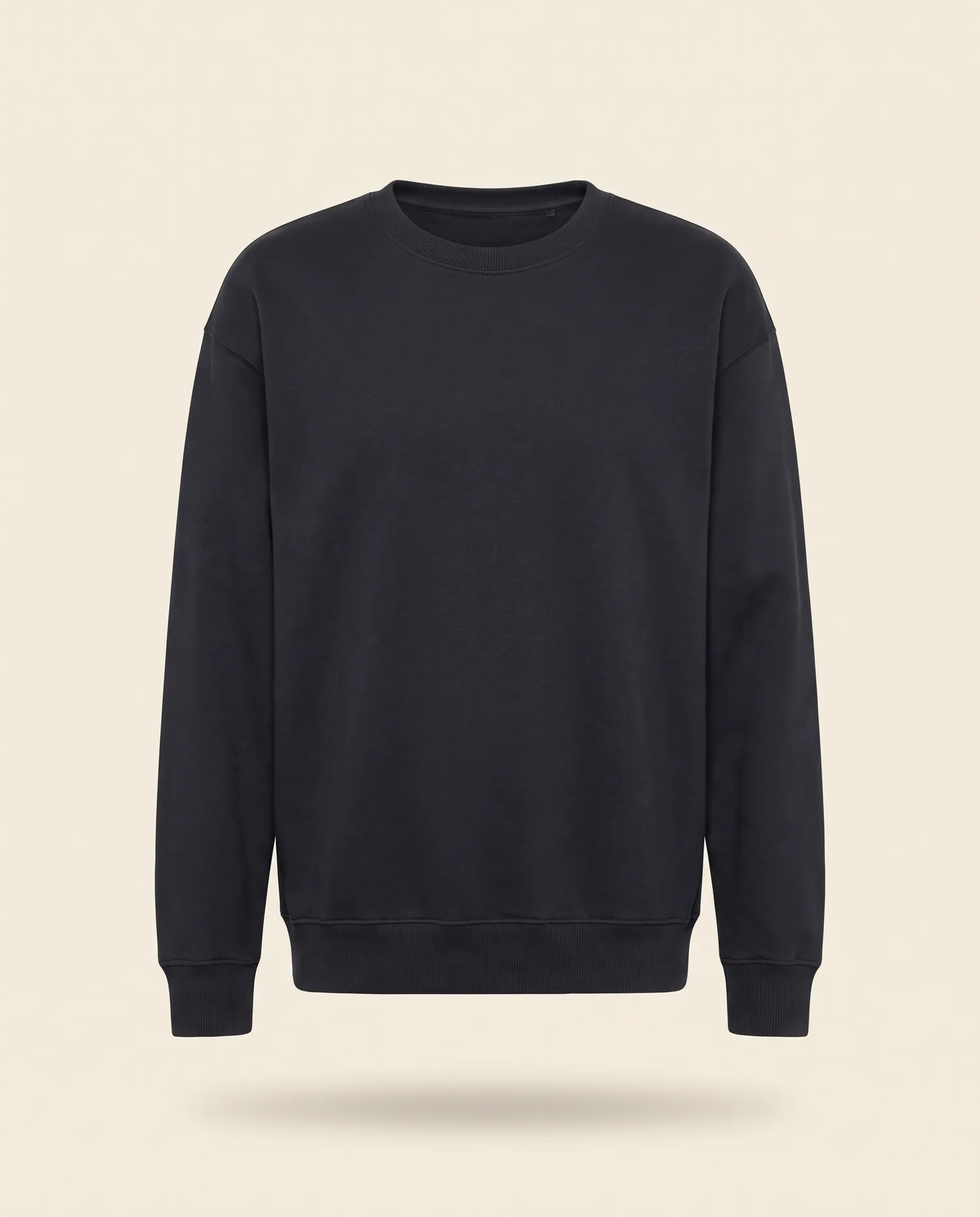 CELE CREWNECK in Charcoal, front