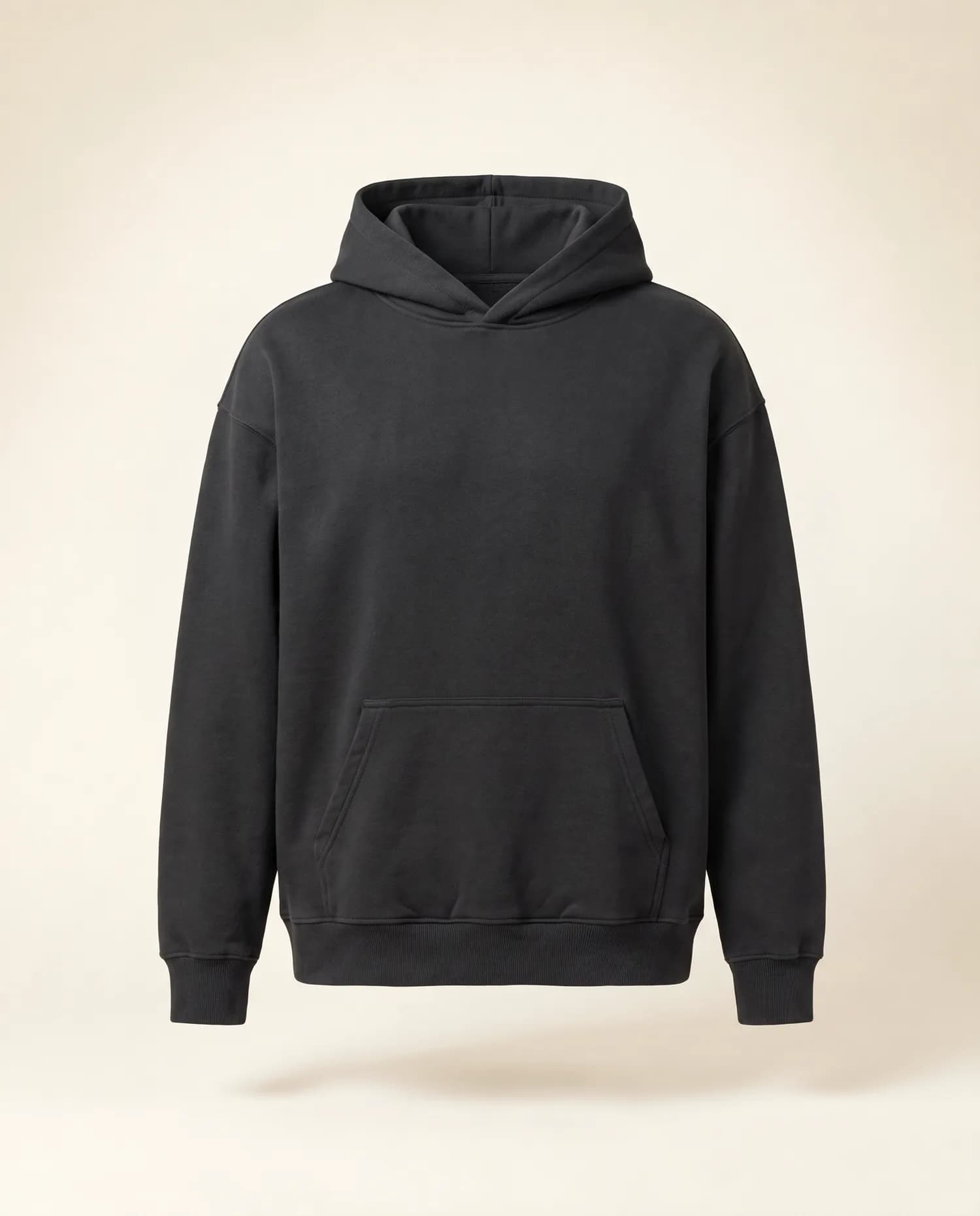 TAHURI HOODIE in Charcoal, front