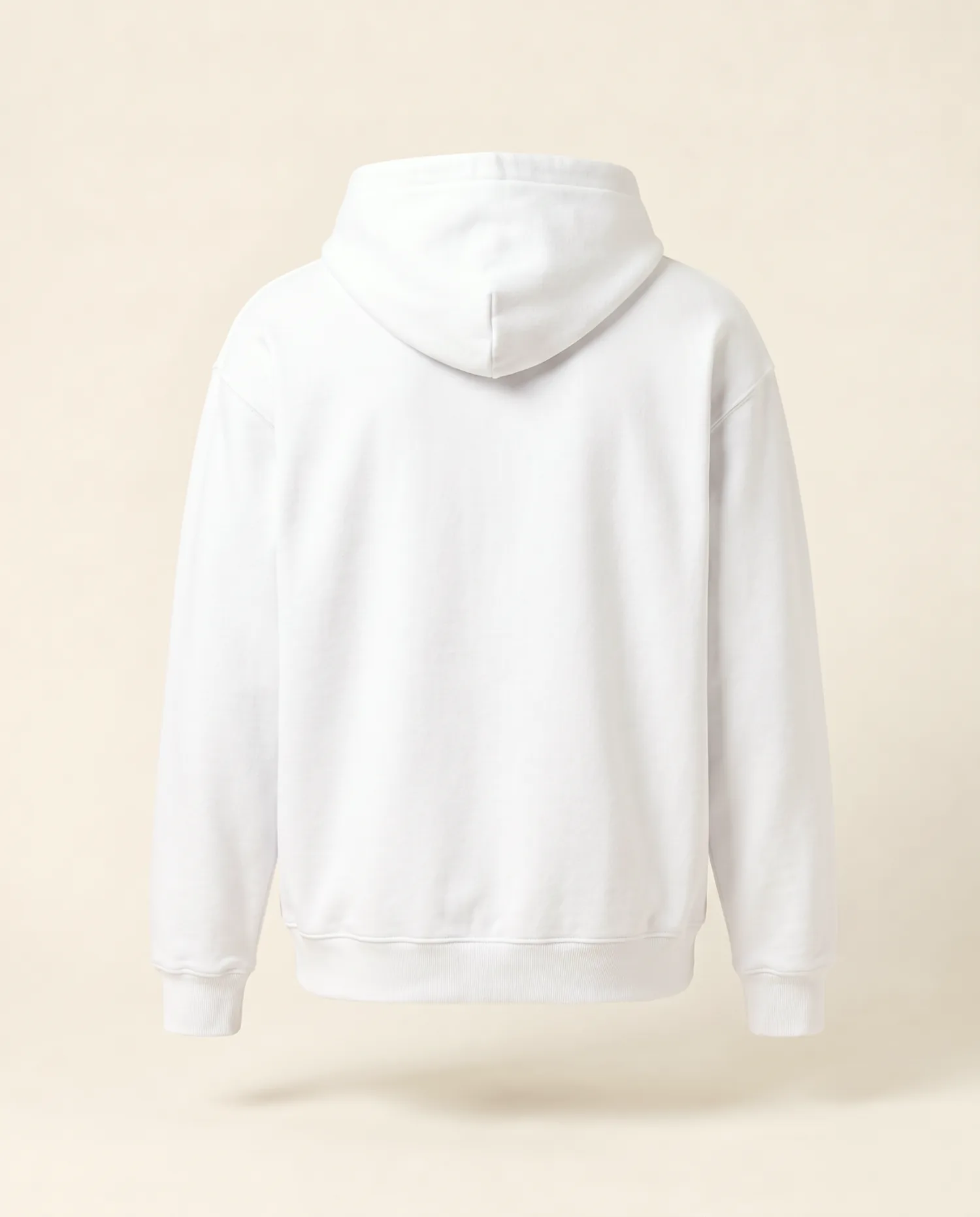 TAHURI HOODIE in Ivory, back
