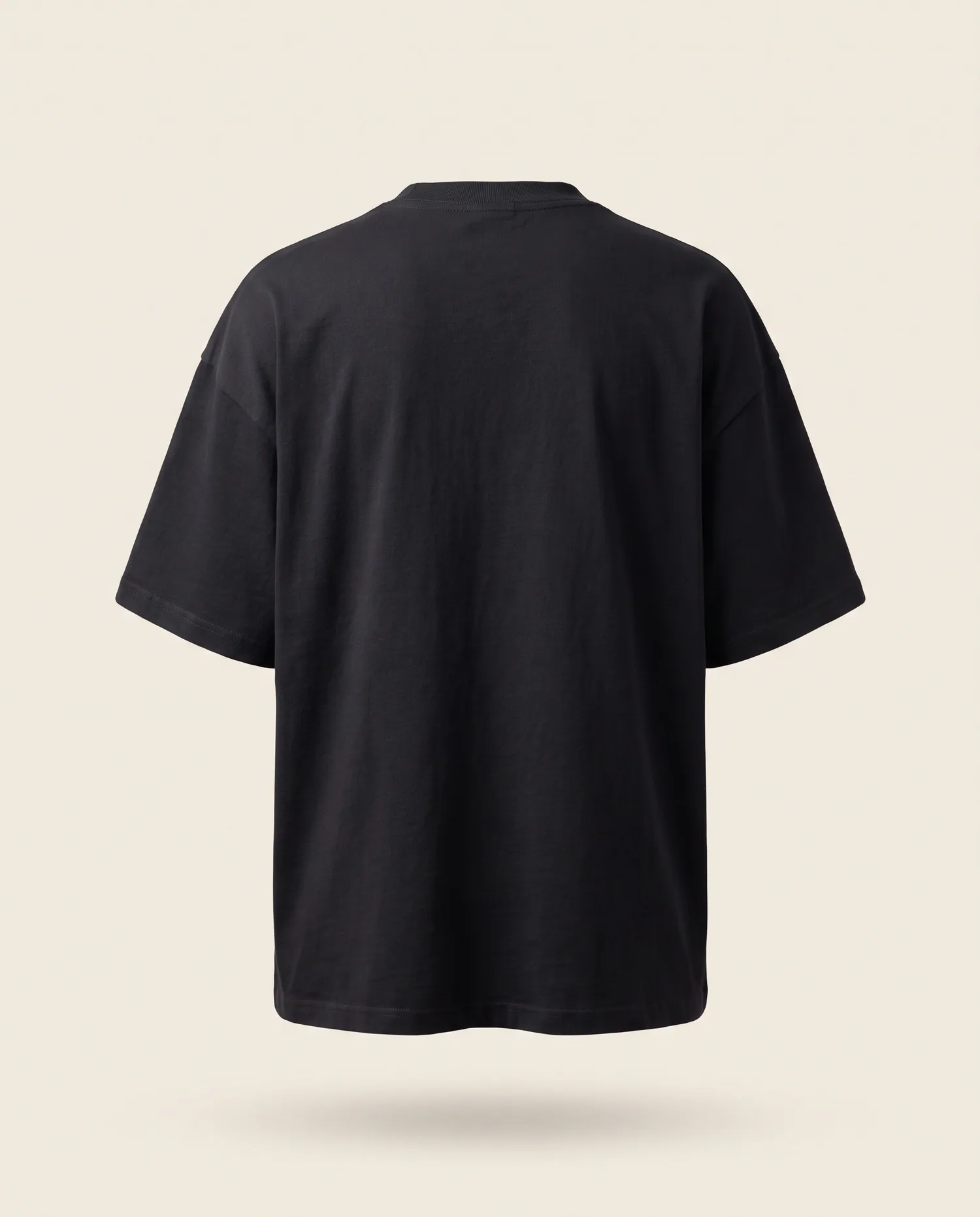 TAHURI TEE in Charcoal, back