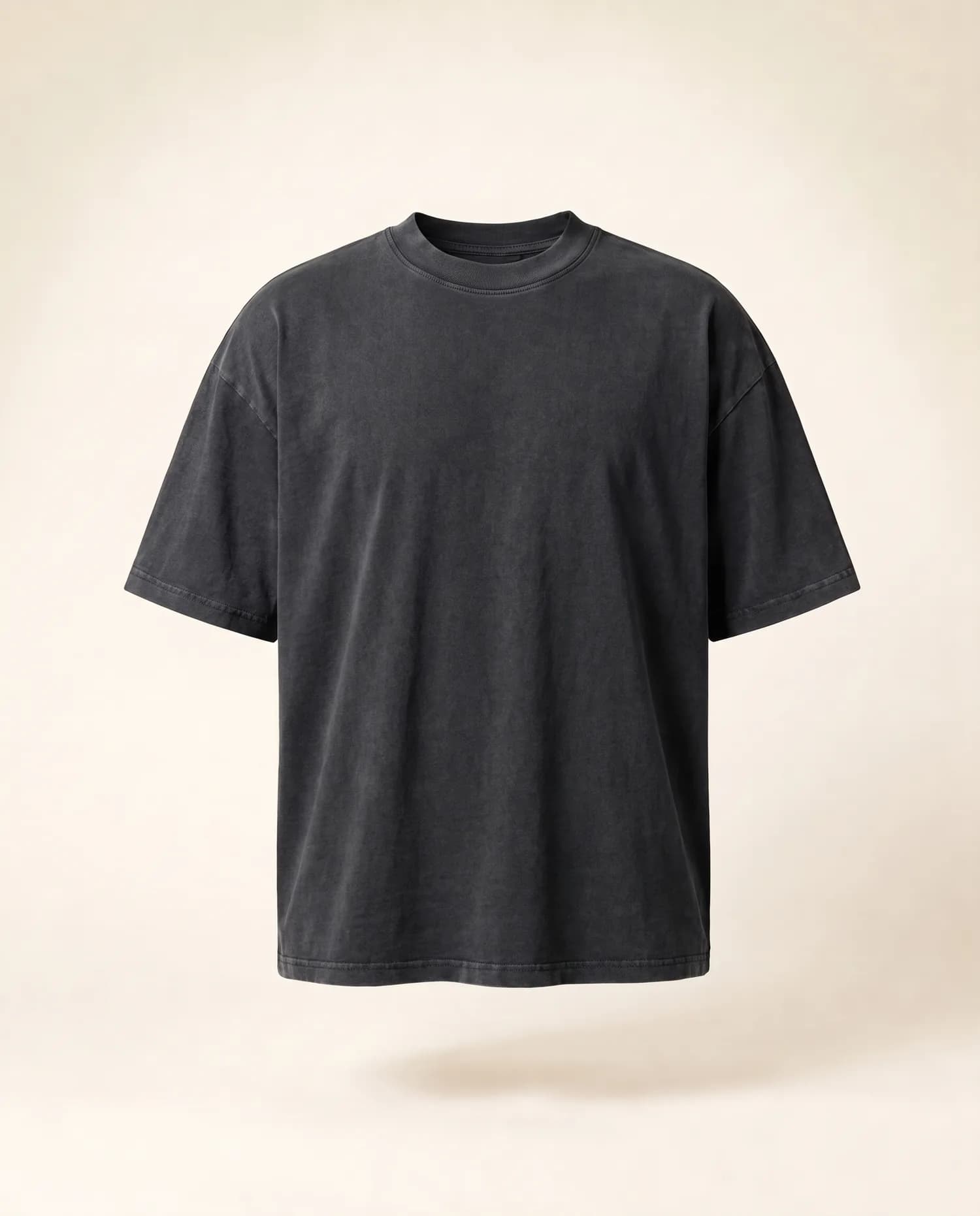 MARTHA TEE in Charcoal, front