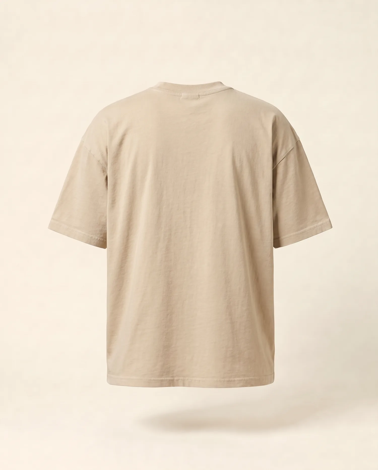 MARTHA TEE in Sand, back