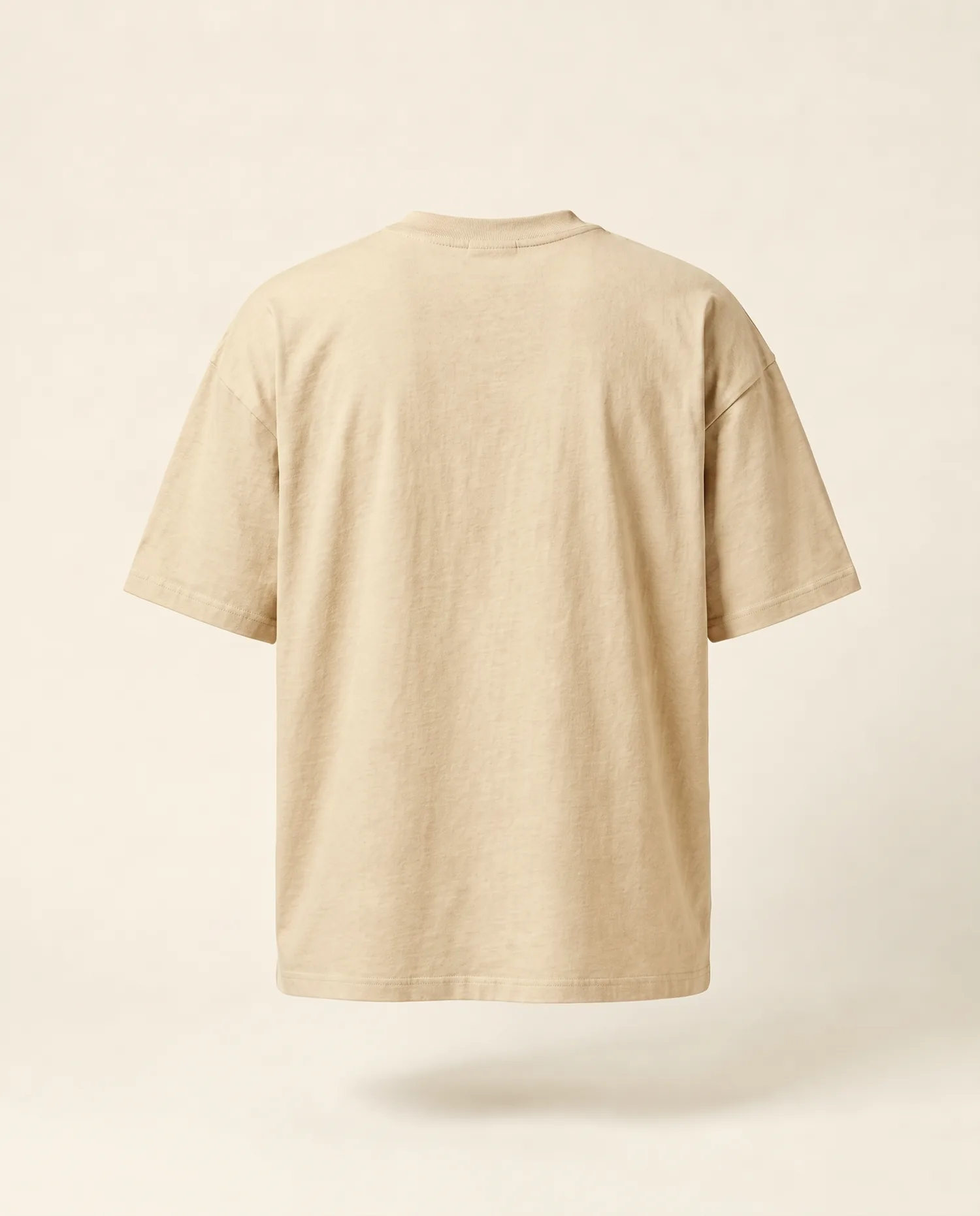 MARTHA TEE in Sand, back