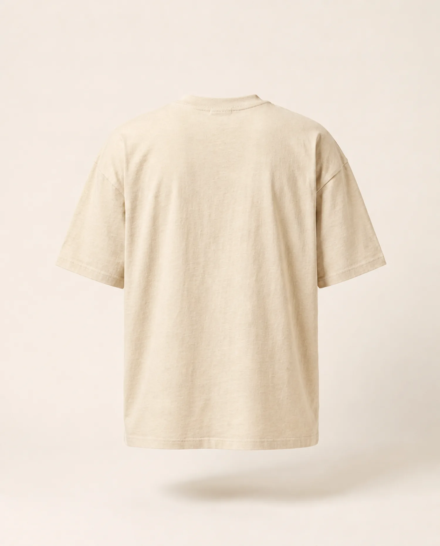 MARTHA TEE in Sand, back